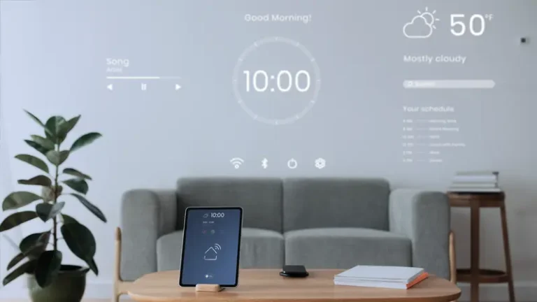 Smart home tablet controller for living room appliances