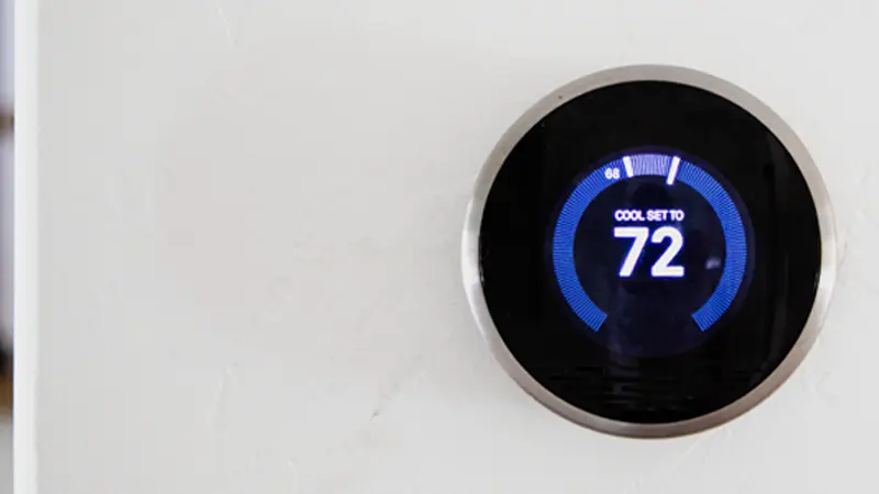 Smart thermostat cool set to 72